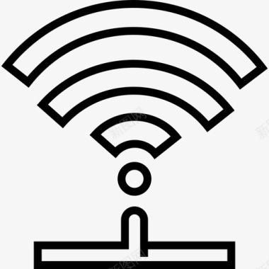 Wifi网络13线性图标图标