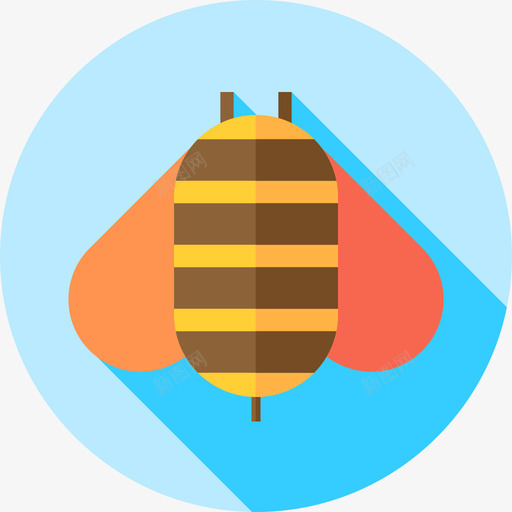 蜜蜂农业4平坦图标svg_新图网 https://ixintu.com 农业4 平坦 蜜蜂
