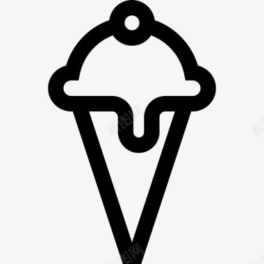 冰淇淋甜点6直系图标图标