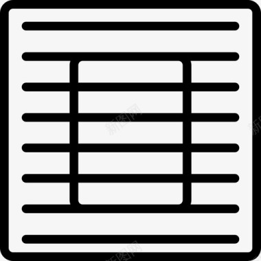 网格桌面出版4线性图标图标