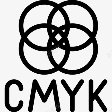 Cmyk39线性图标图标