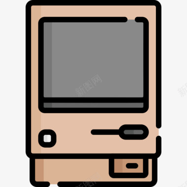 Macintoshmacdevices2线性颜色图标图标