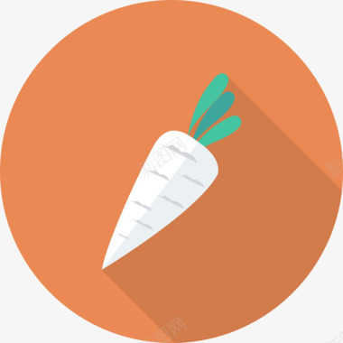 甜菜根食品和饮料22圆形图标图标