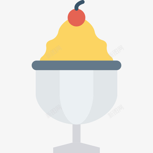 冰淇淋食品59无糖图标svg_新图网 https://ixintu.com 冰淇淋 无糖 食品59