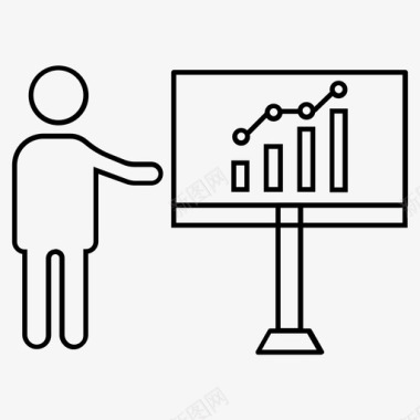 演示营销销售图标图标