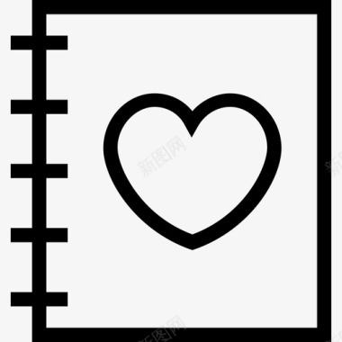 书爱情浪漫5直系图标图标