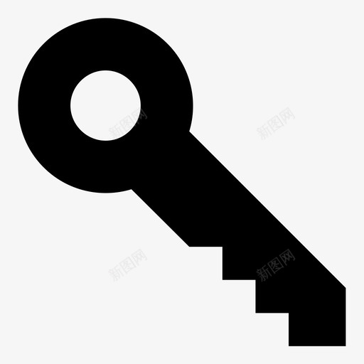 密钥访问线索图标svg_新图网 https://ixintu.com 密码 密钥 秘密 线索 访问