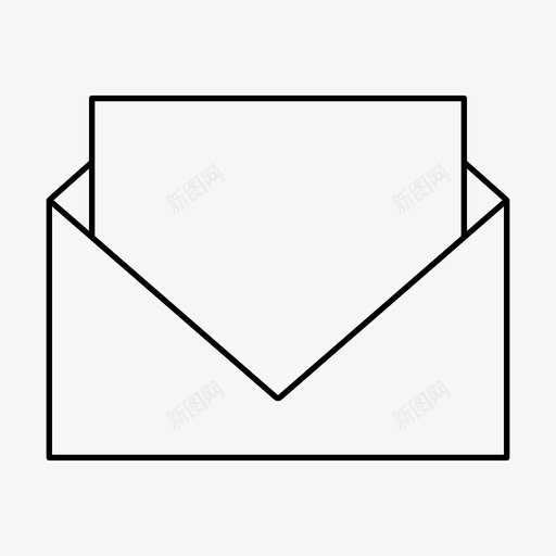邮件邀请信件图标svg_新图网 https://ixintu.com 信件 消息 用户界面 网页设计 营销 邀请 邮件