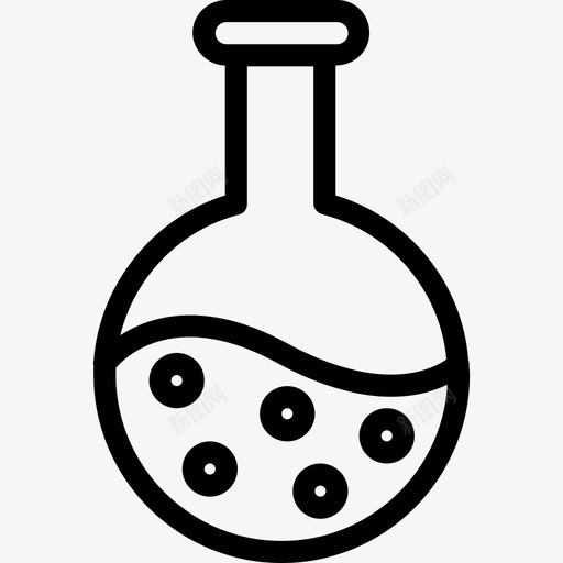 烧瓶科学32线性图标svg_新图网 https://ixintu.com 烧瓶 科学32 线性