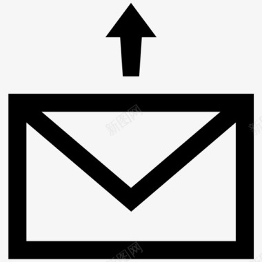 发送邮件电子邮件信封图标图标
