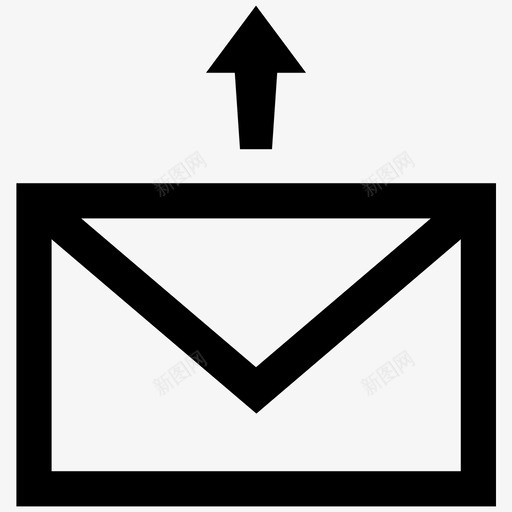 发送邮件电子邮件信封图标svg_新图网 https://ixintu.com 信封 发送邮件 消息 混合1 电子邮件