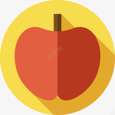 苹果感恩节16扁平图标图标