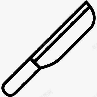 刀烧烤架2直线型图标图标