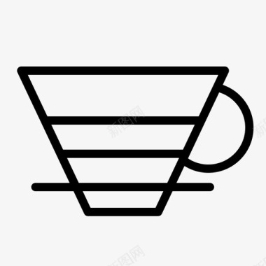 v60咖啡咖啡意式浓缩咖啡图标图标