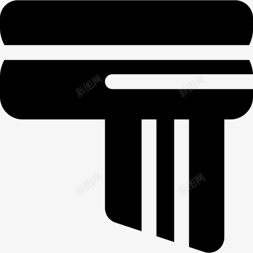 围巾冬季12填充图标svg_新图网 https://ixintu.com 冬季12 围巾 填充