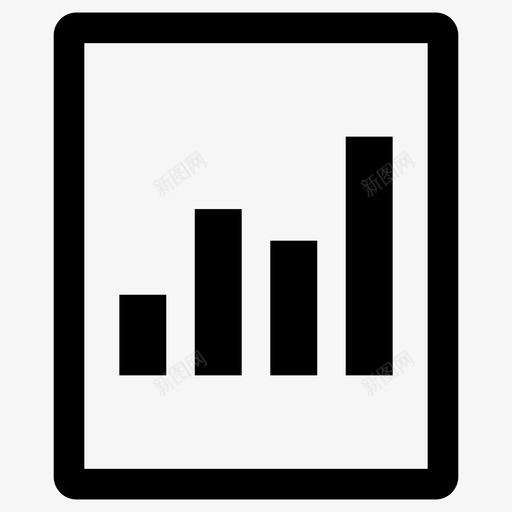 财务报告分析条形图图标svg_新图网 https://ixintu.com 分析 商业和金融 图表 条形图 统计 财务报告
