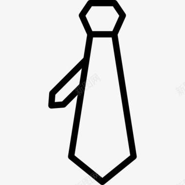 领带商务144直系图标图标