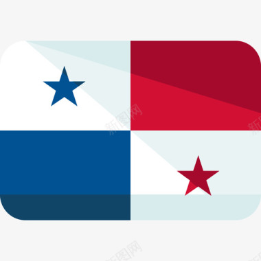 巴拿马国旗5平坦图标图标