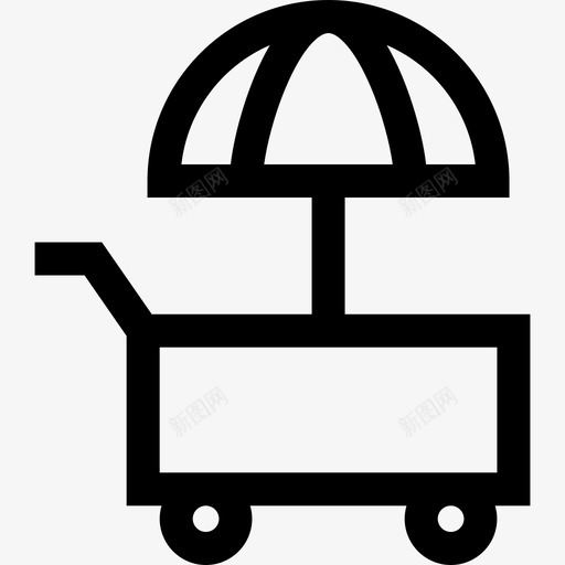 食品摊位外卖9个直线型图标svg_新图网 https://ixintu.com 外卖9个 直线型 食品摊位