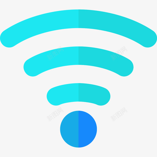 Wifi通讯80平坦图标svg_新图网 https://ixintu.com Wifi 平坦 通讯80