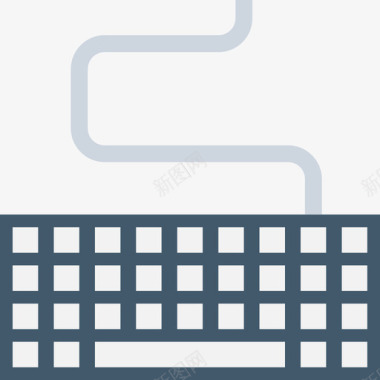 键盘网页和开发11平面图标图标