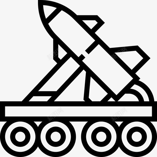 导弹核2直线型图标svg_新图网 https://ixintu.com 导弹 核2 直线型