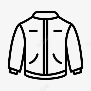 外套服装连帽衫图标图标