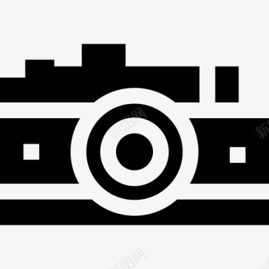 相机复古装饰9填充图标图标
