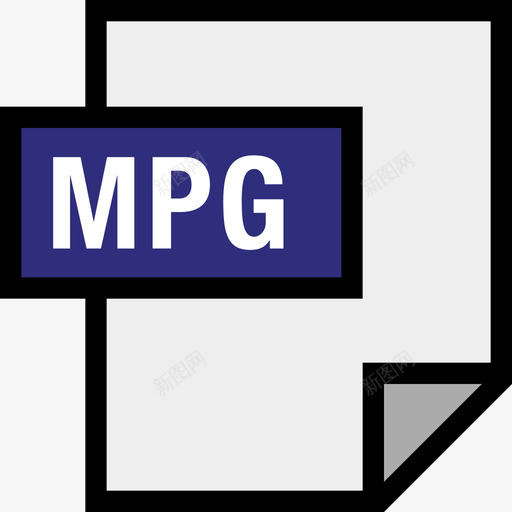 Mpg文件4其他图标svg_新图网 https://ixintu.com Mpg 其他 文件4