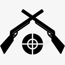 狩猎俱乐部狩猎步枪射击俱乐部图标高清图片