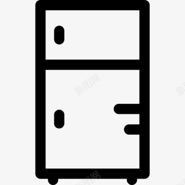 冰箱科技6直列式图标图标