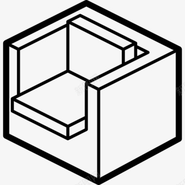 扶手椅家具40线性图标图标