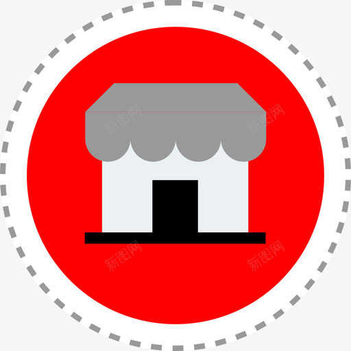 商店互联网搜索引擎优化营销2平面图标svg_新图网 https://ixintu.com 互联网搜索引擎优化营销2 商店 平面