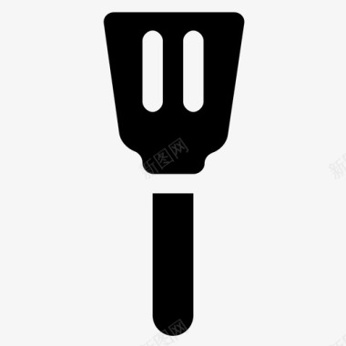 抹刀烹饪匙油炸工具图标图标