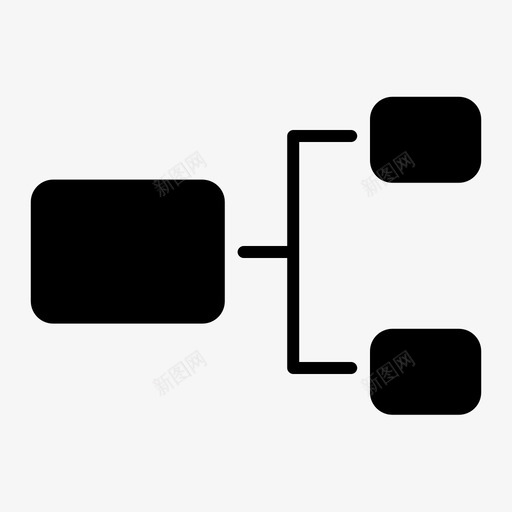 图表图表层次结构计划图标svg_新图网 https://ixintu.com 图表图表 图表黑填充 层次结构 工作流 方案 结构 计划