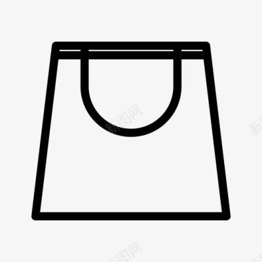 购物袋市场采购图标图标