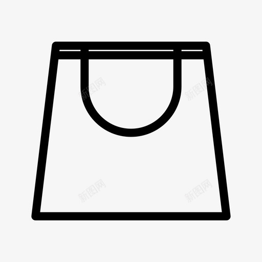 购物袋市场采购图标svg_新图网 https://ixintu.com 市场 开发 网页设计 营销用户界面概述 购物袋 采购