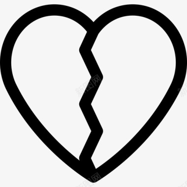 心碎情人节34直系图标图标