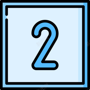 两个符号23线颜色图标图标