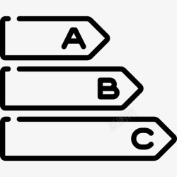 能量等级能量等级电工工具和元件3线性图标高清图片