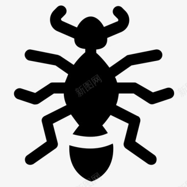 蚂蚁桃金娘昆虫图标图标