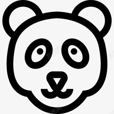 熊猫野生动物7直系图标图标