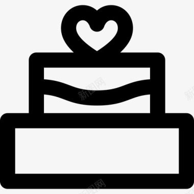 结婚蛋糕爱情37直系图标图标