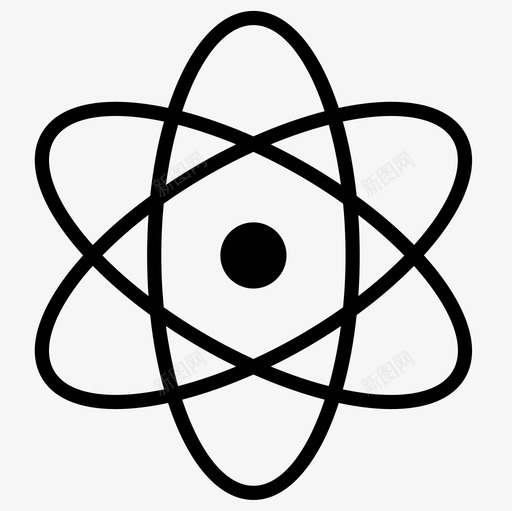 原子危险核图标svg_新图网 https://ixintu.com 危险 原子 有毒 核 符号 辐射