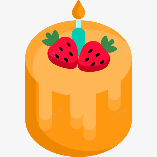 生日蛋糕食品和饮料11平的图标svg_新图网 https://ixintu.com 平的 生日蛋糕 食品和饮料11