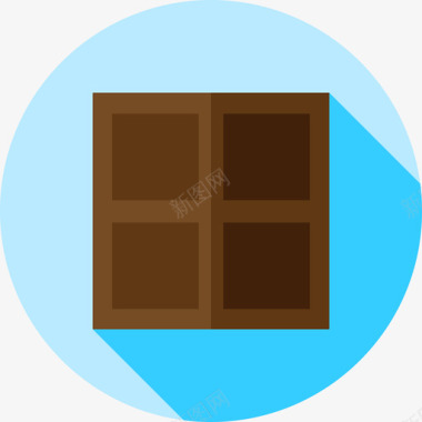 巧克力甜点和糖果无糖图标图标