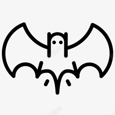 蝙蝠万圣节闹鬼图标图标