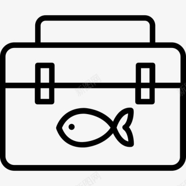 工具箱钓鱼2线性图标图标