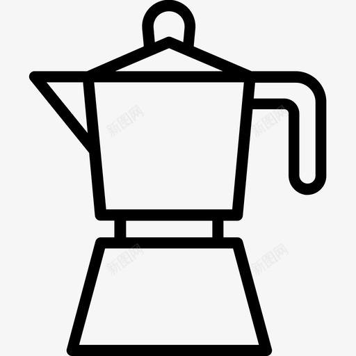 咖啡机咖啡杯子图标svg_新图网 https://ixintu.com 咖啡 咖啡和咖啡机 咖啡机 杯子 莫卡壶 餐厅
