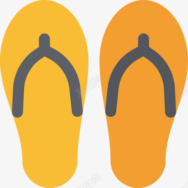 人字拖夏威夷2平底鞋图标图标
